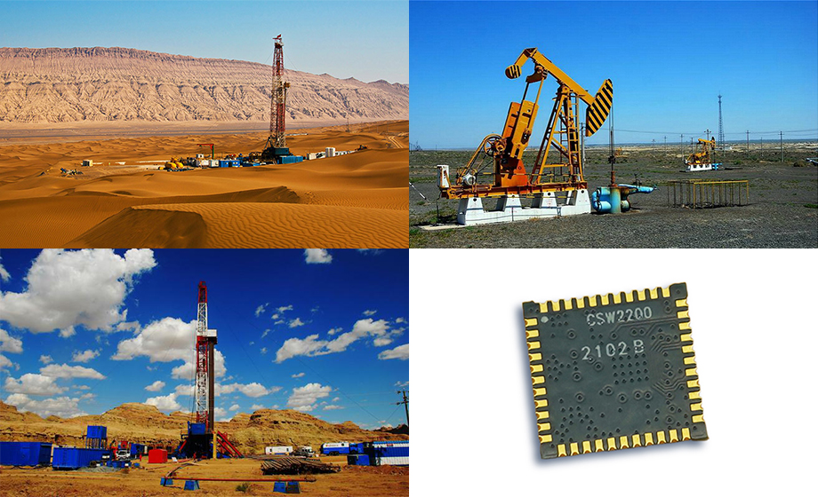 Long-distance wifi module microwave transmission scheme of an oilfield in the west